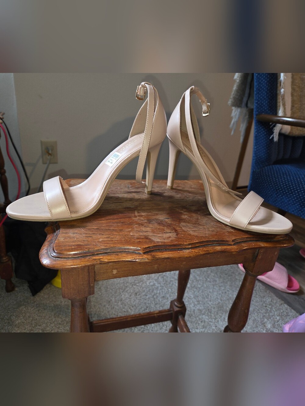 Martha everyday nude minimal high heel sandal